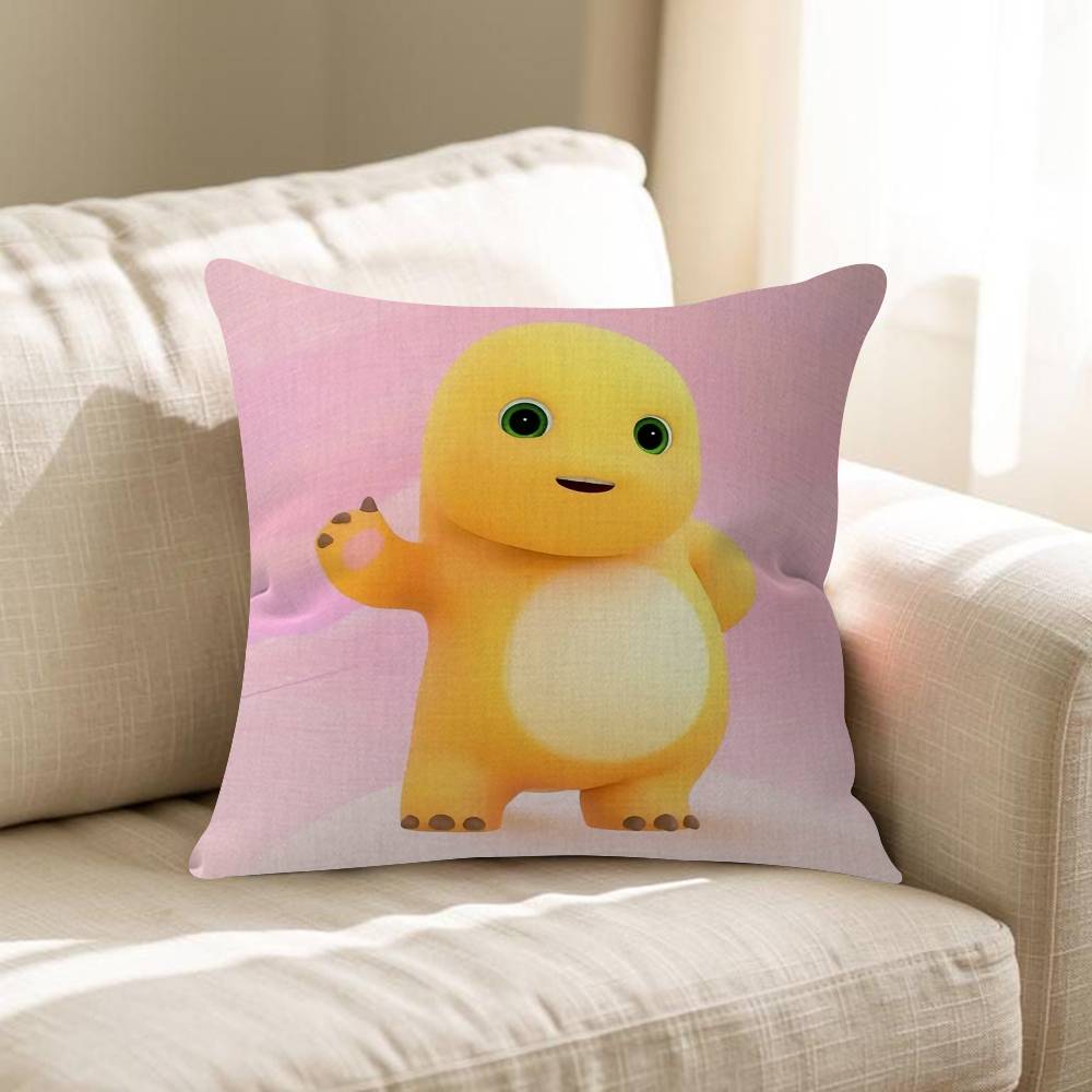 Cute NNailong Pillow Covers Cartoon Sofa Decorative Home Doublesided Printing Short Plush Cute Cushion Cover