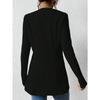 DAFIFY Women's Fashion Casual Solid Color Print Autumn Winter Long Sleeve Jackets & Coats