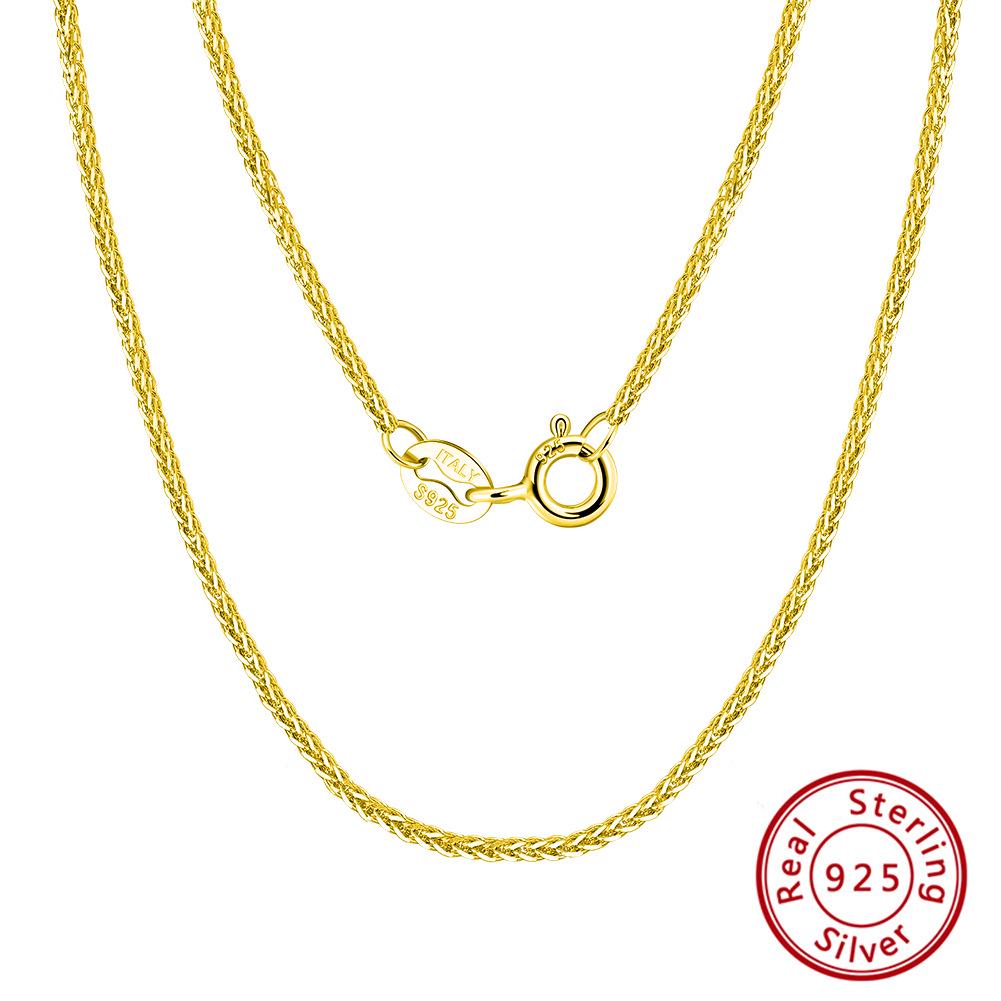 

Облако Рука Ювелирные изделия S925 Стерлинговое серебро Итальянская резьба Колье Шопен 1,2 мм Хип-хоп цепь 925 silver