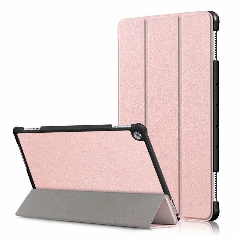 Case for Huawei MediaPad M5 Lite 10 BAH2-W19/L09/W09 Ultra Slim Pu Leather Stand Cover for Mediapad T5 10.0 Case