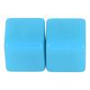 6Pcs Blank Dice Set Right Angle Plastic Hexahedral Cubes Classroom Board Game DIY Math Counting Teaching Party Favor