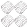 Geometry Anti-slip Serviette Rings Durable Eco-friendly Napkin Holders