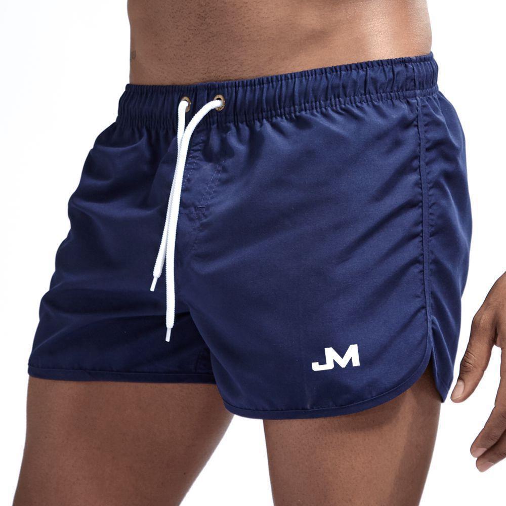 New Men's Fashionable Beach Shorts Made of Polyester Quick Drying Multi-color Sports Shorts, Men's Three-way Shorts