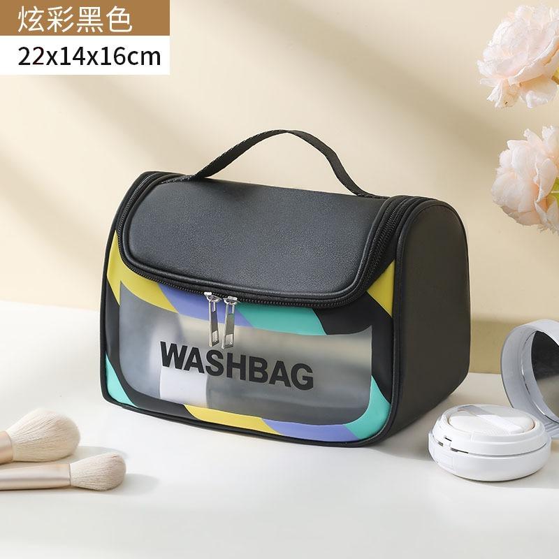 Portable Large Capacity Travel Handheld Waterproof Makeup Bag Cosmetic Organizer