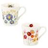 Yamaka Shoten X Autumn Cherry Pair of Mugs and Tableware Set 300ml Diameter 9 X 9cm Hibiya Kadan FLORIOGRAPHY Day Gift Birthday Gift Goods Tableware