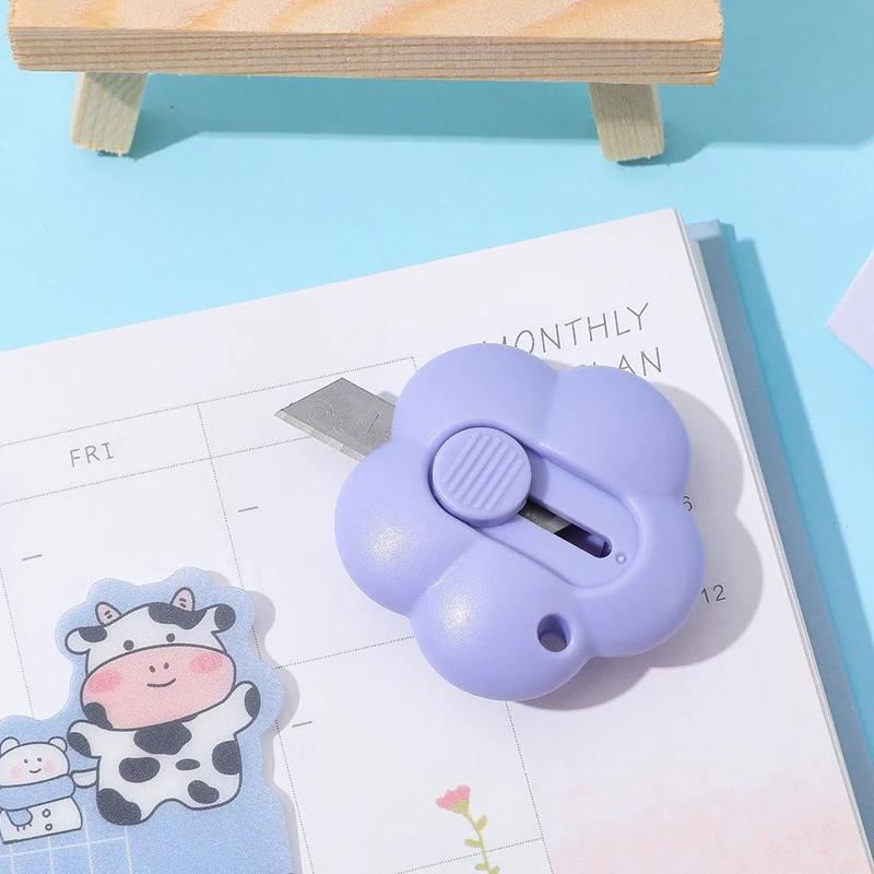 1/2PCS Mini Flower Art Knife Portable And Unwrapping Express Delivery Knife Student Office Paper Cutting Handmade Utility Knife