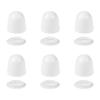 6PCS Bathroom Screw Covers Plastic Rustproof Caps Strong Elegant Finish for Toilet Sink Cabinet & Household Fixtures