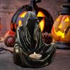 Halloween Ghost Wizard Kerzenhalter Harz Figur Duft Teelicht Kerze Leuchter Tisch Mittelstück Desktop Dekoration Festival Geschenk