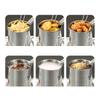 Stainless Steel Kitchen Deep Frying Pot With Strainer Basket Tong Chicken Fried Pan Strainer Cooking Tools