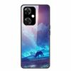 Personalisierte bunte Landschafts-Handyhülle mit gehärtetem Glas für OnePlus NORD CE 3 5G