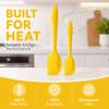 2pcs Long Handle Silicone Spatula Set High Heat-Resistant Baking Spatula Set  Cooking Class