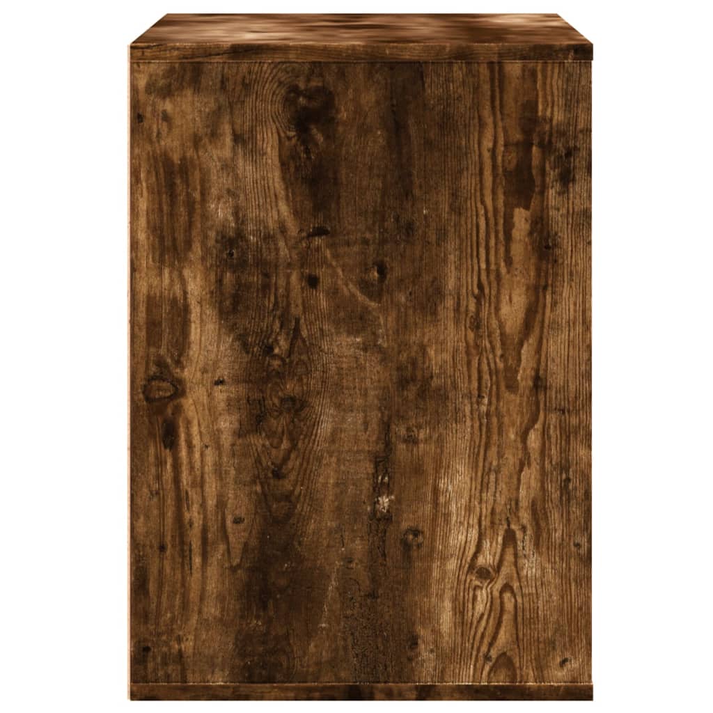 Vidaxl Komoda, Przydymiony Dąb, 80X41X58 Cm, Materiał Drewnopochodny