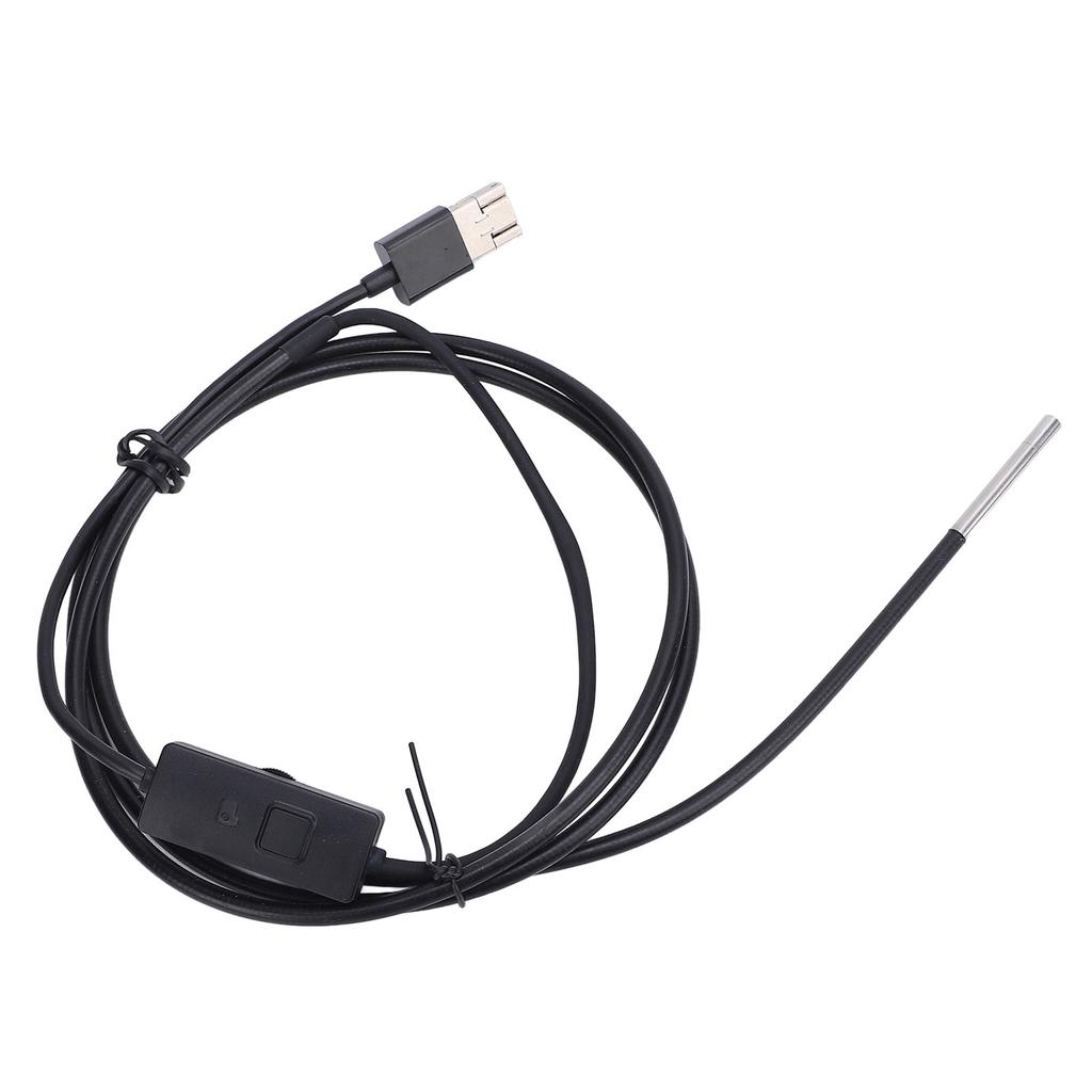 USB Endoscope Water Proof TYPE C Camera 6 Adjustable LED Lights HD Industrial Borescope 3.9mm 1m 3 8cm Depth of Field