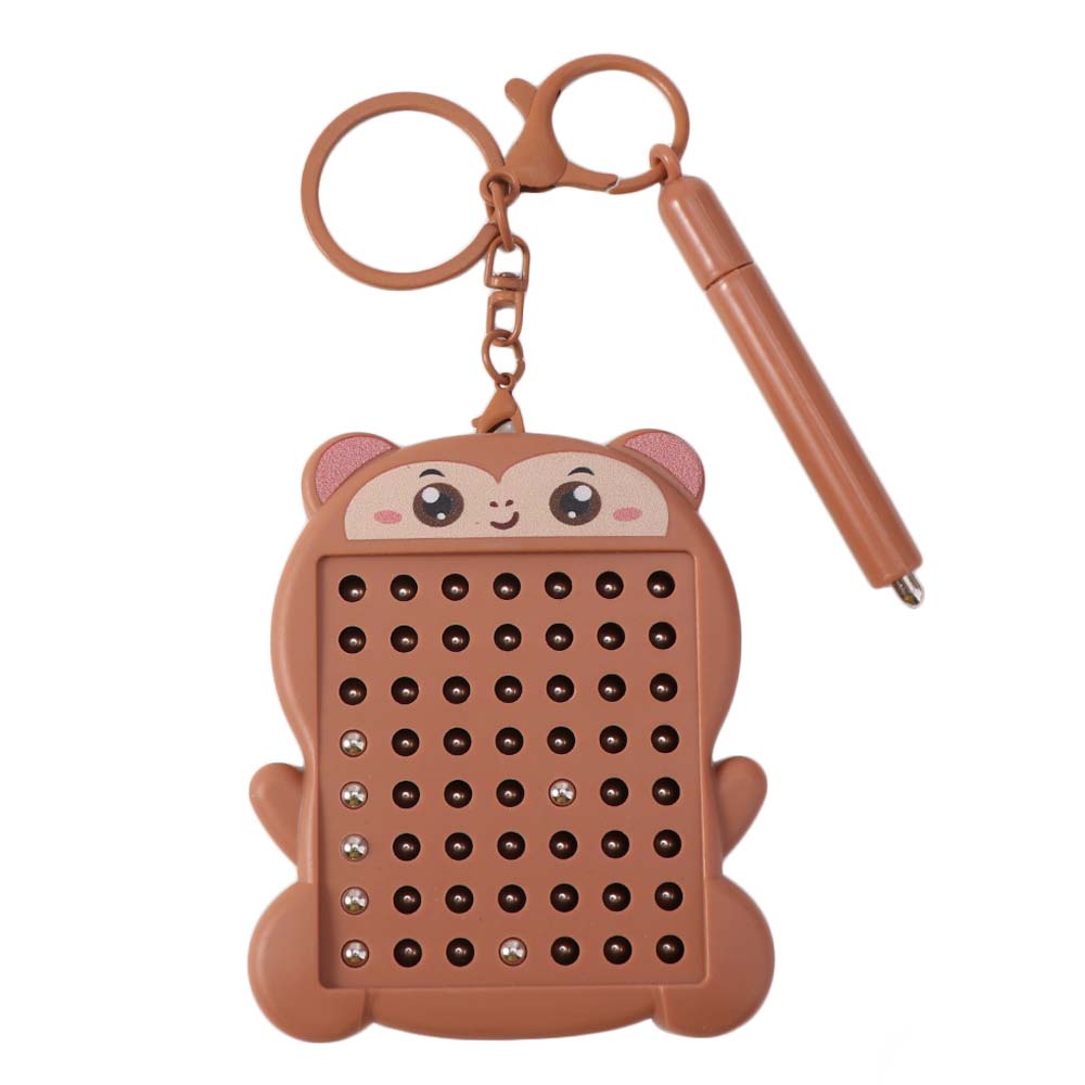 Bag Charm Steel Ball Drawing Board Keychain Doodle Board Relaxing Drawing Boards Magnetic Sketchpad Montessori DIY