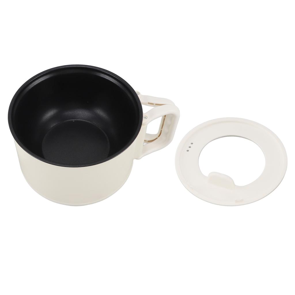 Elektrischer Hot Pot 1,8L 600W 2 Stufen Tragbarer Antihaft-Mini-Multifunktionskocher mit Griff für
