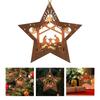 Christmas Star Ornament Perfect for Indoor and Outdoor Holiday Decor Nativity Scene Ornament Parties and Store Displays