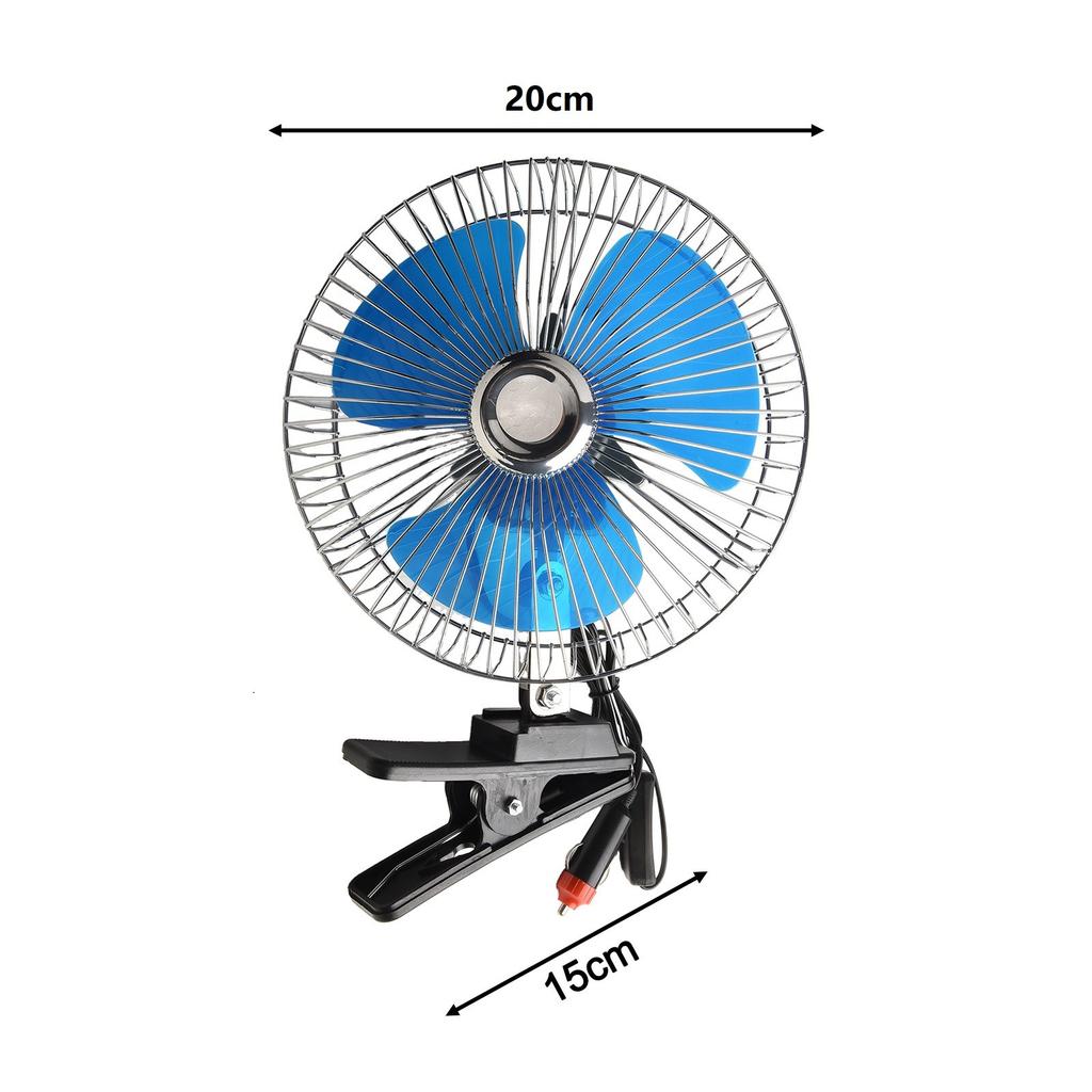 Automatic Rotation Metal Car Fan Silent Strong Wind Cooling V V