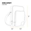 carhartt Crossbody Zip Sling Zipper Basil Bag, Durable, Adjustable, Bag, Closure, Unisex,