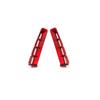 For Kia Carnival KA4    ABS Red Car Front Fog Light Lamp side AC vent Frame Covers Trim Sticker Auto Accessories