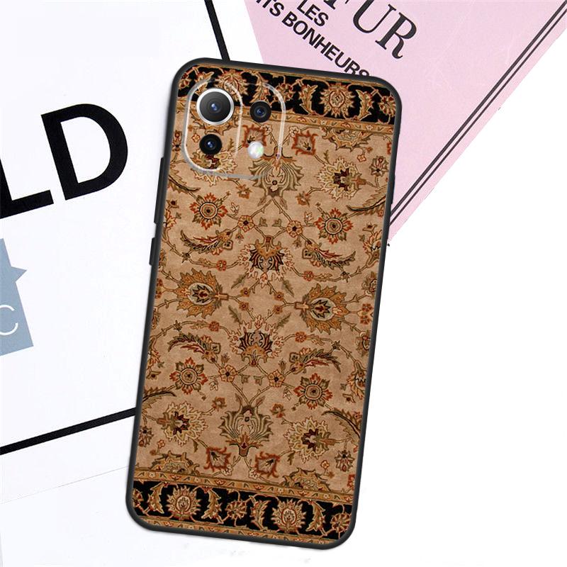 Persian Carpet Floral Pattern Case For Xiaomi 17 Pro Max 14 15 Ultra 13T 14T 15T Pro POCO F8 F7 F5 F6 X5 X6 X7 Pro Cover