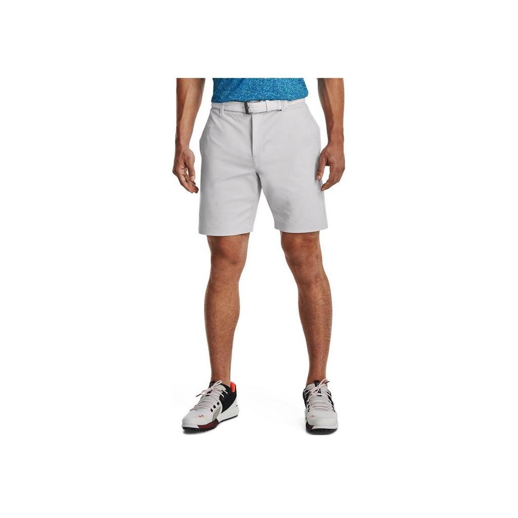 Under Armour Solid Woven Straight Leg Sports Shorts Men shorts Gray 1370083-014