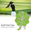 Magnetic Golf Cap Clip Clover Hat Clamp Metal Ball Marker Outdoor Sports Accessory