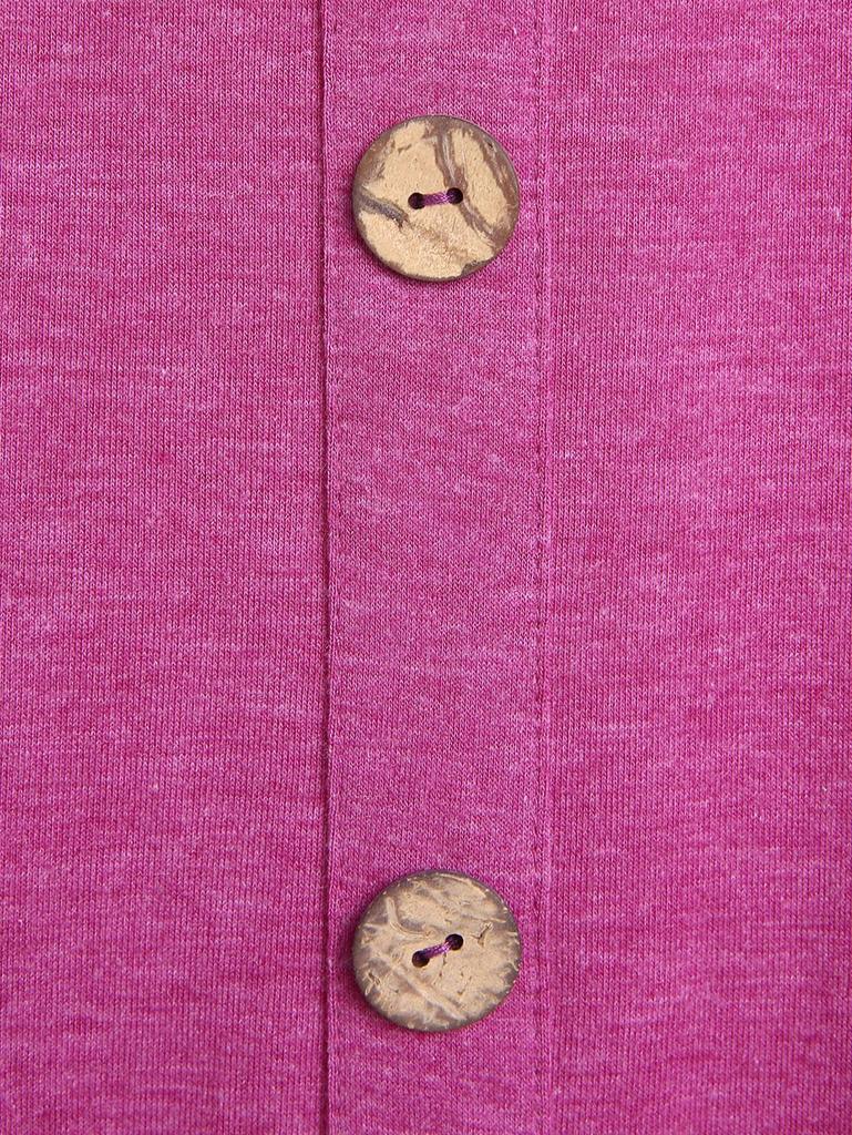 Rosegal Übergröße Knittereinsatz geknöpftes 2-in-1-Top