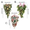 Artificial Christmas Upside Down Tree Door Wall Decorations Decorative Ornament
