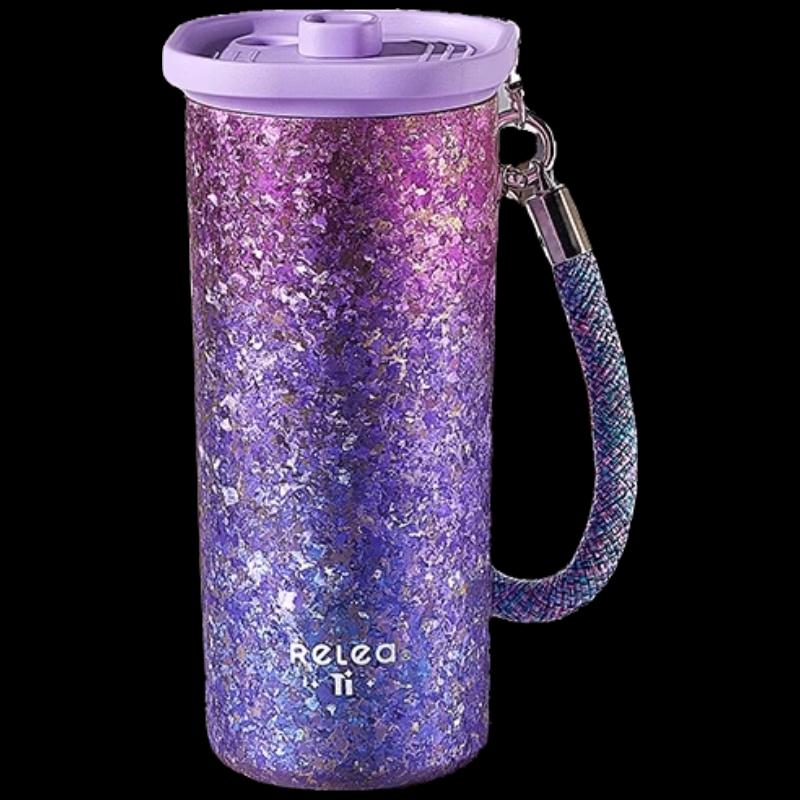 RELEA Pure Titanium Insulated Straw Cup