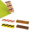 City Bricks Wood Grain Printed Pattern Smooth Building Blocks Parts Tiles Flat 1x4 1x6 DIY House Accessories Compatible 2431 Toy