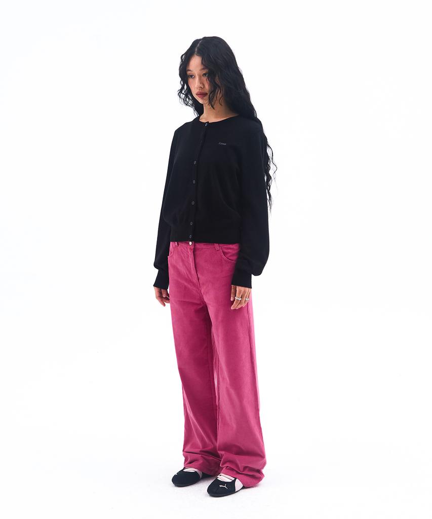 AMES-WORLDWIDE Corduroy Easy Pants Pink