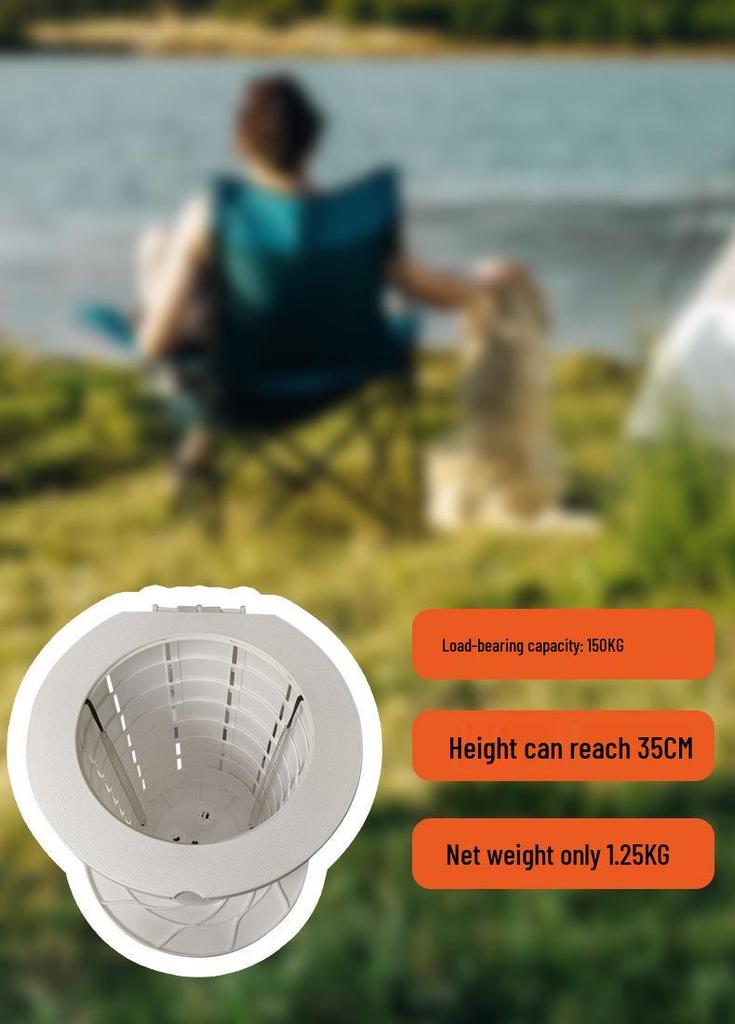 Portable Folding Camping Toilet and Stool