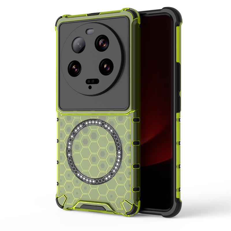 Universal Honeycomb Magnetic Case for Redmi K60 Extreme/Xiaomi 15T Pro - Heat Dissipation & Anti-Fall Protection