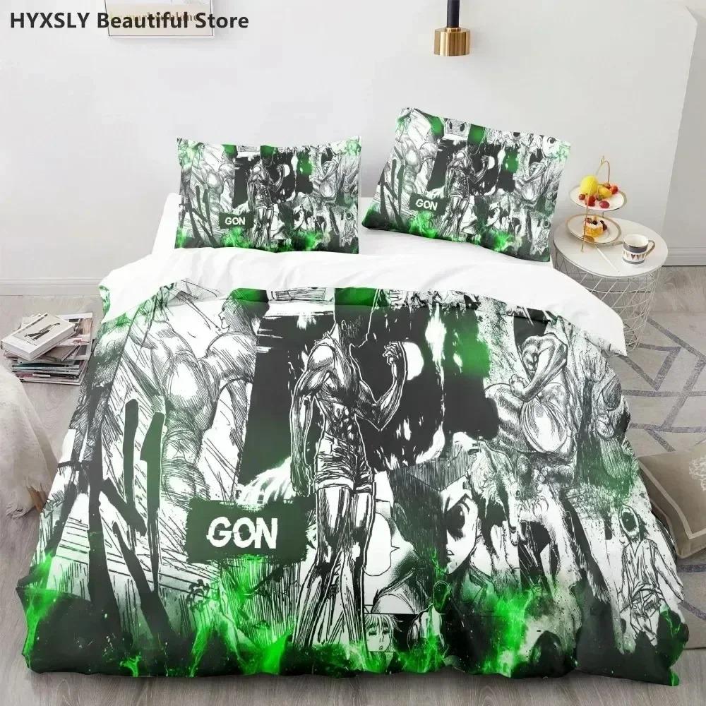 Hunter X Hunter 3D Print Duvet Cover Set Bedding Set Japanese Anime Twin Queen King Quilt Cover Pillowcases Home Decor