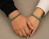 8mm Round Light Green Copper Turquoise Gemstone Beads  Bracelet 7.5" Designer Beads Bracelet For Women CSB-5