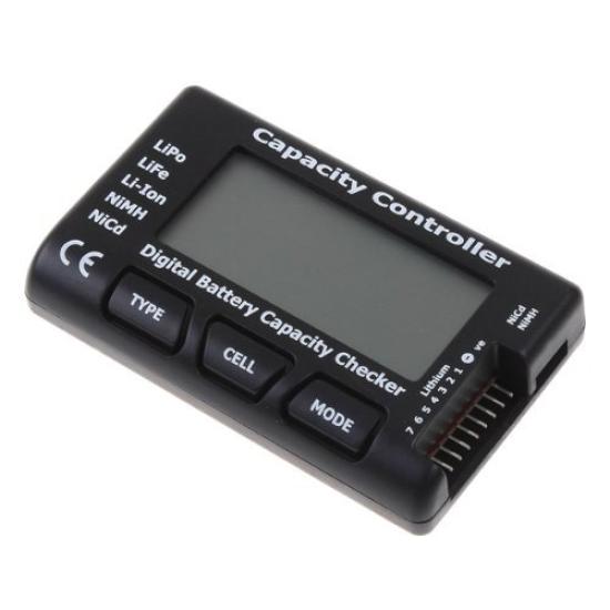 Hailege LiPo LiFe Li-ion NiMH Nicd Cell Meter Digital Capacity Meter Power Test CellMeter-7 Digital Capacity Checker for LiPo LiFe Li-ion NiMH Nicd