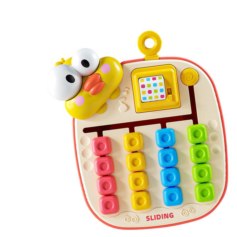 

New Puzzle Montessori Kids Rolling Maze Educational Hand-eye Coordination Thinking DIY Learning Development Christmas Toys жёлтый