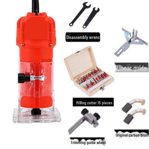 Multifunctional Wood Trim and Engrave Machine - Aluminum-Plastic Plate Slotter 220V/110V