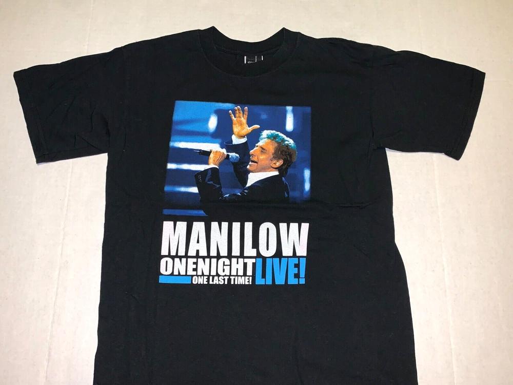 Rare Vintage 2004 Barry Manilow One Last Night Live Concert Tour T-Shirt MEDIUM Unisex T-Shirt XXXXL
