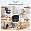 No-Install Chair Leg Covers: Anti-Slip Wheel Protectors & Foot Pads for Office and Gaming Chairs