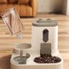 2026 New 3300ML Large Capacity Automatic Pet Feeder Double Bowl Gravity Flow Cat Dog Water Dispenser Non Electric