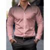 Camicia da Uomo con Stampa Floreale, Casual Traspirante con Collo a Revers e Bottoni, Manica Lunga per la Primavera, Abbigliamento da Uomo, Camicia Formale da Uomo