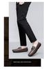 Men's Genuine Leather Loafers: British Style Slip-On Driving Moccasins with Soft Sole