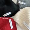 Womens Winter Knit Hat Scarf Set Warm Ear Protection Beanie Large Head Size