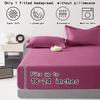 1 Ultra Deep Pocket Bed Sheet, Bedroom Purple Matte Bed Sheet, Soft And Breathable Bedding (Suitable For 45-60Cm Mattresses)