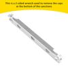 Aluminum Lower Cap Removal Wrench. Tool Used For Rebuild DVO Saphire/Onyx Fork