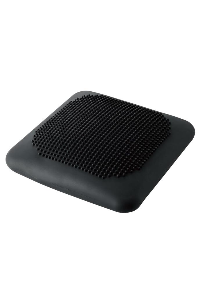 ELECOM Balance Cushion Seat Balance Disc with Protrusions Compatible with 45 X 45 Cm Cushion Covers Dedicated Pump Included Load Capacity 120 Kg