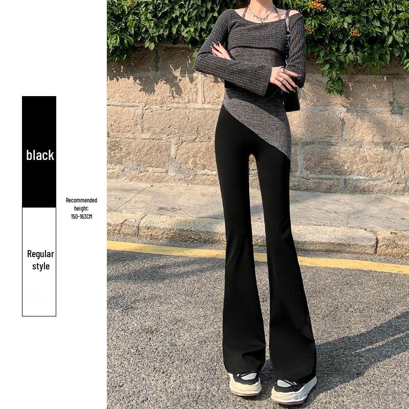 

Women s High-Waisted Flared Yoga Pants - Summer 2026 Slimming Elastic Fit M 80-100 lbs