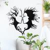 Black & White Art Stickers: Self-Adhesive Beautification for Bedroom, Living Room, Ceiling Decor