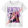 K-pop 2026 Summer Film Graphic Familymatching T-Shirt Harajuku High Quality Cotton Kids Casual Streetwear Tee Tops
